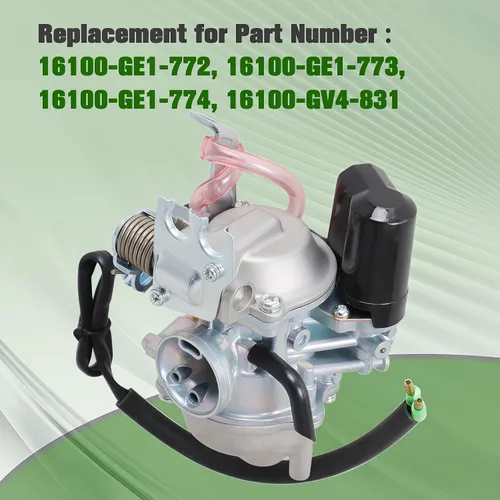 Miniatura 5 de Repuesto de carburador para Honda CH80 Elite CH 80 Carb 1986-2007 Reemplazo para 16100-GE1-772 16100-GE1-773