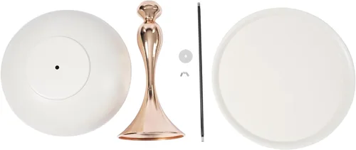 Miniatura 6 de Simple Modern Round Small Drink Mesa, todo el material del metal - Negro