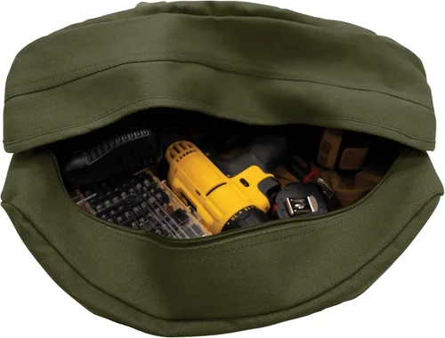 Miniatura 4 de Bolsa de herramientas de estilo cisterna de lienzo Rothco - Portaequipaje multiuso de alta resistencia para mecánicos, fontaneros, electricistas