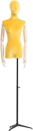 Soporte de exhibición de maniquí, modista femenina, maniquíes, muestra la altura del pecho, base de trípode ajustable para disfraz, joyería
