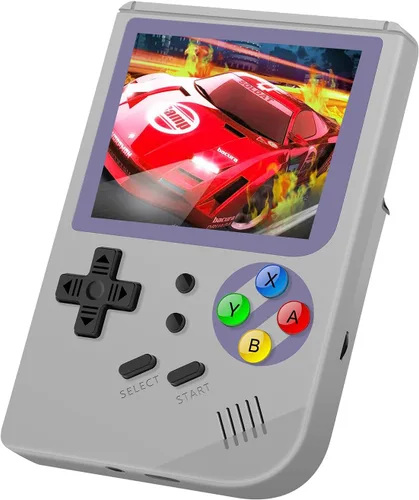 RG300 - Consola de juegos de mano retro con sistema de código abierto, consola de juegos retro 16G + tarjeta TF 32G Videojuegos de mano 3 pulgadas