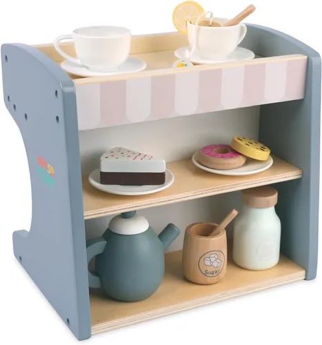 Miniatura 5 de MindWare Oh So Fun! Rise & Shine Coffee Café y juego de té para niños de 3 años en adelante
