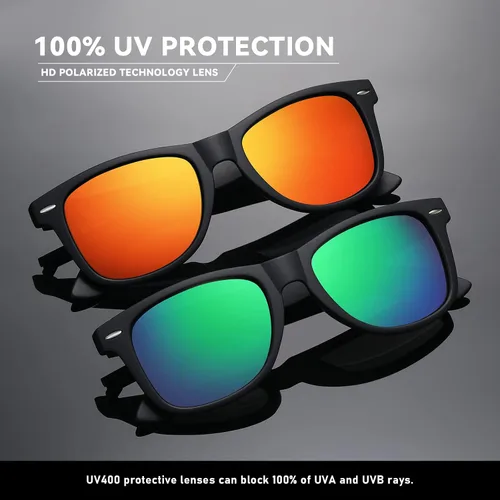 Miniatura 3 de Occhsouo Gafas de sol polarizadas para mujer y hombre, gafas de sol de moda para conducir, pesca, bloqueo UV, protección UV400