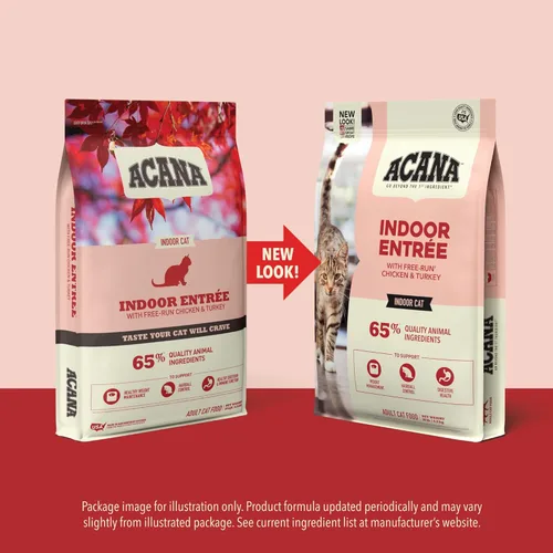 Miniatura 8 de ACANA Alimento seco para gatos de interior Entrada de pollo, pavo, arenque entero y conejo, bolsa de 4 libras