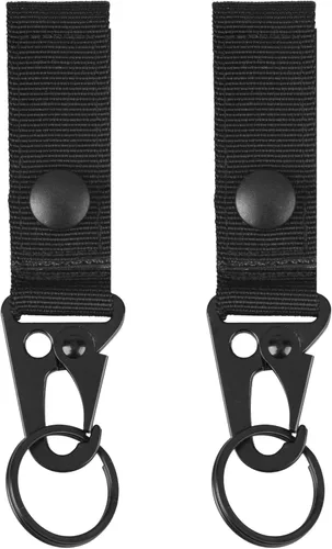 Miniatura 16 de TRIWONDER Clips de boca ampliados HK Gancho de alta resistencia Ganchos a presión Clips de honda para Paracord al aire libre bolsa mochila