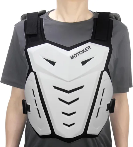 Miniatura 2 de Protector de pecho para motocross para adultos y jóvenes, chaleco protector para motocicleta, protector trasero para bicicleta de tierra y carreras