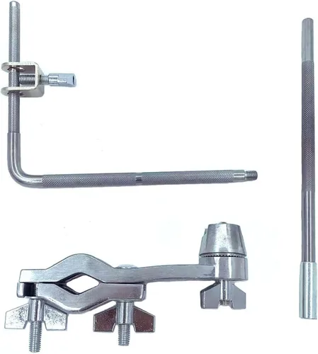 Miniatura 4 de Soporte de montaje de cencerro con abrazadera de campana en L, barra de extensión de barra de extensión, soporte de montaje de percusión