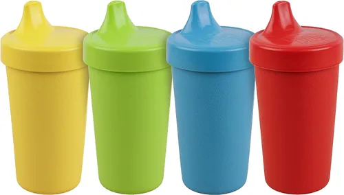 Miniatura 16 de Re-Play - Vasos con tapa y boquilla de 10 oz., hechos en EE.UU. para niños pequeños de 1 año en adelante, a prueba de derrames, aptos