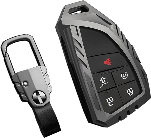 Miniatura 29 de Funda para llavero Nissan con llavero, elegante y duradera funda de protección de aleación de zinc compatible con Altima Maxima Rogue Armada