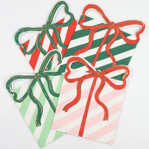 Miniatura 3 de Meri Meri Servilletas de Papel de Navidad (Paquete de 16), Papel Grueso y Absorbente de 3 Capas, Servilletas de Navidad con Forma Desechables