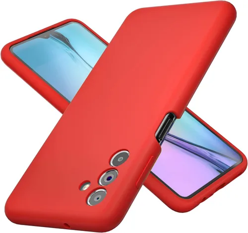 Miniatura 8 de Funda para Galaxy A13 5G de 6.5 pulgadas, silicona líquida suave protectora y forro de microfibra antiarañazos, a prueba de golpes, compatible