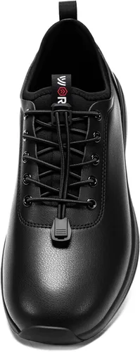 Miniatura 4 de LARNMERN Zapatos de trabajo antideslizantes para hombre, zapatos de cocina impermeables para cocinero, zapatos de trabajo, antideslizantes