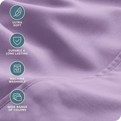 Miniatura 148 de Bare Home Hotel Luxury - Juego de sábanas tamaño individual, extra suave, 4 piezas, bolsillos profundos, ajuste fácil, refrescante y transpirable