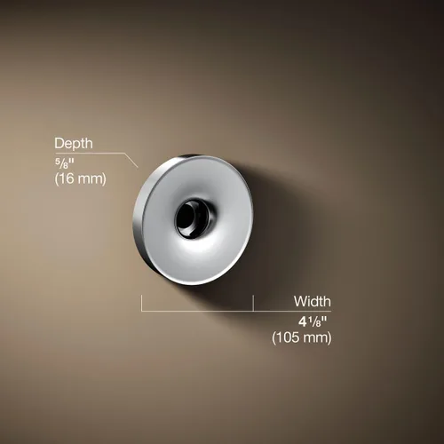 Miniatura 3 de KOHLER, 393509 - Llenador de baño para montaje en techo, cromado pulido, 0,5