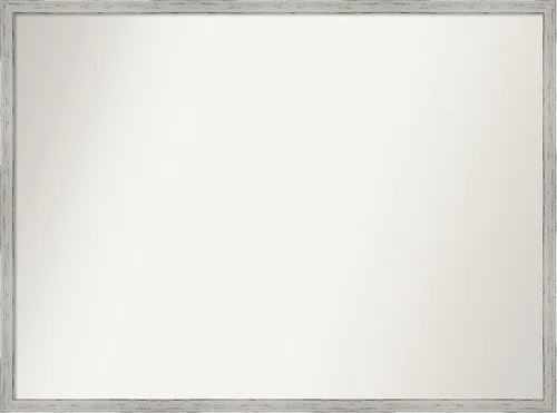 Miniatura 483 de Amanti Art Espejo de baño blanco para sobre el fregadero, 32 x 45 pulgadas, espejo de tocador rectangular blanco esbelto, marco de madera moderno