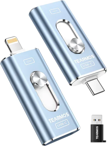 Miniatura 12 de Memoria Stick de 256 GB para iPhone Flash Drive, almacenamiento de teléfono para fotos y videos, copia de seguridad de archivos, compatible