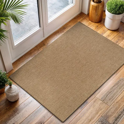 Miniatura 63 de CAMILSON Easy Alfombra de yute, 2 x 3 pulgadas, interiores y exteriores, fibra gris oscuro, para sala de estar, patio y cocina, diseño tejido