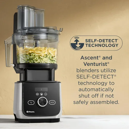 Miniatura 6 de Accesorio para procesador de alimentos de 12 tazas Vitamix con AUTO-DETECCIÓN, libre de BPA, con cuchilla de uso múltiple y dos discos reversibles