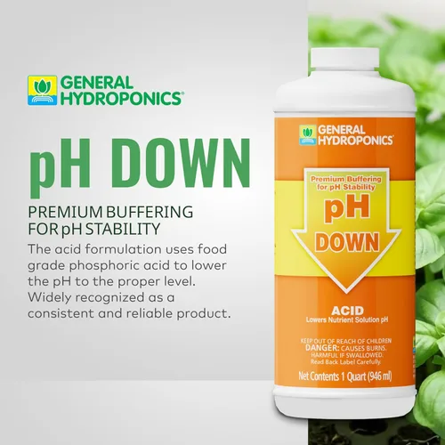 Miniatura 2 de General Hydroponics HGC722120 Líquido Premium Buffering para estabilidad del pH, cuarto de galón, naranja