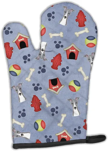 Miniatura 103 de Caroline's Treasures BB4020OVMT Dog House Collection Border Collie - Guante de horno grueso resistente al calor para sartenes calientes y horno