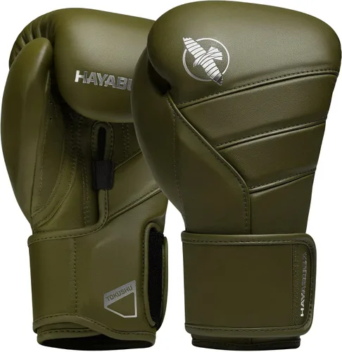 Miniatura 8 de Guantes de boxeo de cuero Hayabusa T3 Kanpeki para hombres y mujeres para entrenamiento, sparring, saco pesado y trabajo con manoplas