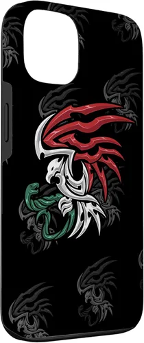 Miniatura 3 de iPhone 13 Bandera de México - Funda estilo tribal del escudo de armas mexicano