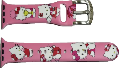 Miniatura 6 de Correa de silicona para Apple Watch de Hello Kitty para 38/40/1.614 in para Series 7/6/5/4/3/2/1/SE