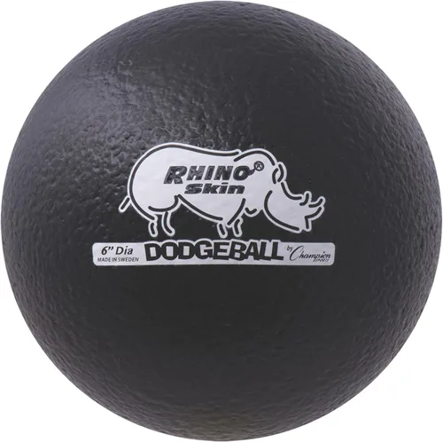 Champion Sports® Rhino Skin® Juego de pelotas de eva de bajo rebote y unidades individuales para patio de juegos, educación física, patio trasero y