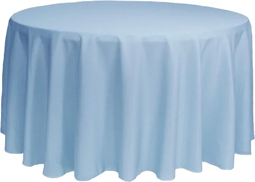Miniatura 40 de YOUR CHAIR COVERS - Mantel redondo de poliéster prémium de 120 pulgadas - Mantel de lino color champán para mesas redondas estándar