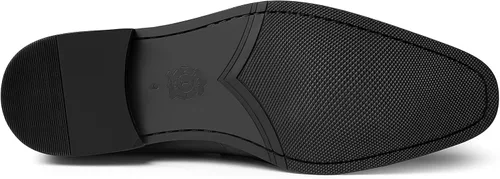 Miniatura 6 de Hallow unbind Zapatos de vestir hechos a mano para hombre, mocasines de cuero de grano completo, mocasines formales sin cordones para hombre