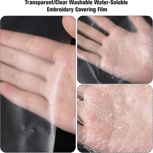 Miniatura 5 de 60 estabilizadores solubles en agua de 8 x 12 pulgadas, estabilizadores solubles en agua para bordados, estabilizadores transparentes para patrones