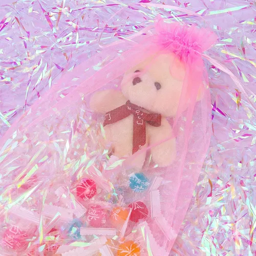Miniatura 8 de Zwish Paquete de 100 bolsas de regalo de organza de 8 x 12 pulgadas, 10 colores sólidos mezclados para dulces, chocolate, fiesta, Navidad, regalo