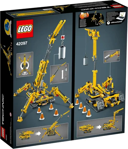 Miniatura 9 de LEGO Technic 42097 Kit de construcción de grúa sobre orugas compacta (920 piezas)