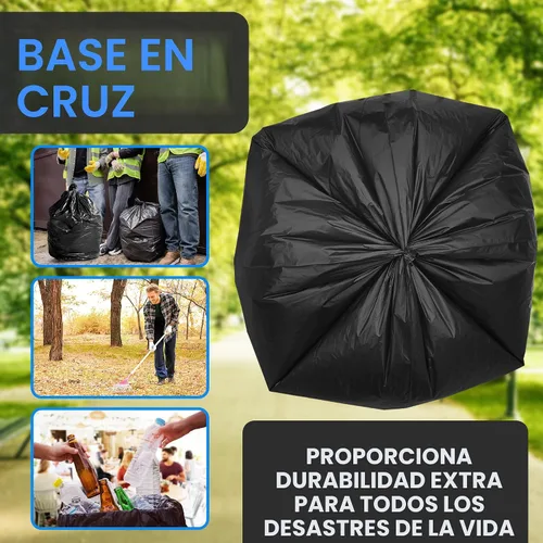 Miniatura 7 de Reli. Bolsas de basura de 55 a 60 galones resistentes 150 unidades 50-60 galones Bolsas de basura negras grandes Fabricadas en Estados Unidos