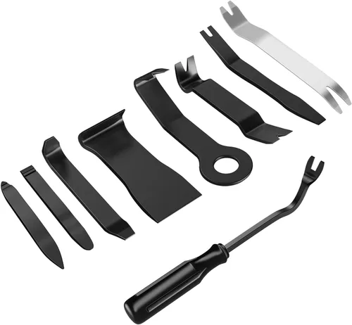 Miniatura 28 de GOOACC Kit de herramientas de eliminación de molduras automáticas de 9 piezas, kit de herramientas antiarañazos para el audio del automóvil, kit