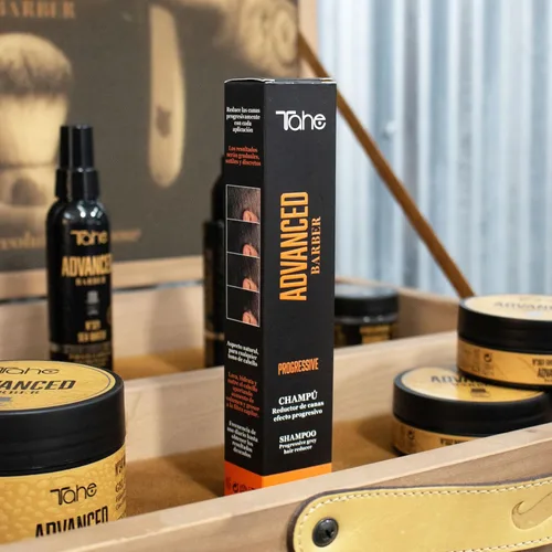 Miniatura 7 de Tahe Advanced Barber Progressive - Champú Reductor de Grises 3.4 fl oz - Marrón Natural, Hidrata y Revitaliza el Cabello