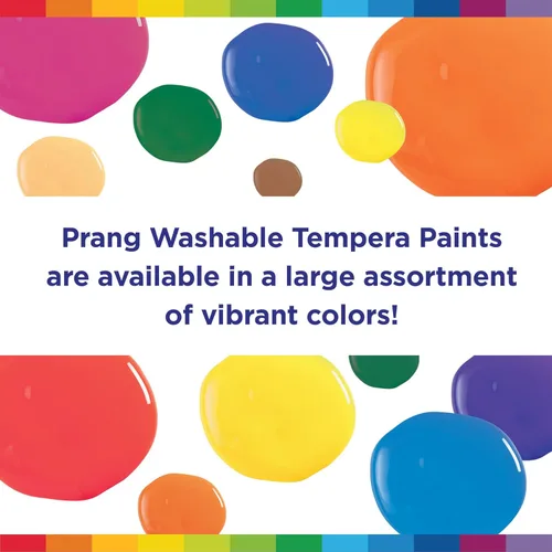 Miniatura 6 de Prang Pintura de témpera lavable, colores surtidos, 16 onzas, 12