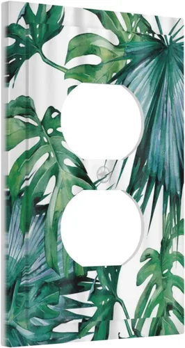 Miniatura 118 de Cubiertas Decorativas para Placas de Interruptor Abstracto Moderno de Mediados de Siglo Arco Boho Sol Dorado Hoja 1 Gang Placa de Pared Cubierta