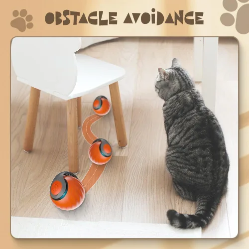 Miniatura 2 de Upgrade Speedy - Juguete para gatos con cola 3.0, juguete interactivo para gatos de interior, juguete interactivo para gatos de interior, recargable