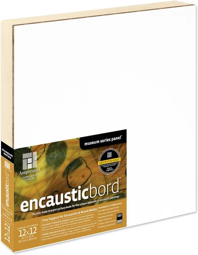 Miniatura 53 de Ampersand Art Supply Panel de pintura de madera: Serie Museo Encausticbord, 7/8 pulgadas de profundidad, 8 "x 10" Profundidad de 7/8 pulgadas