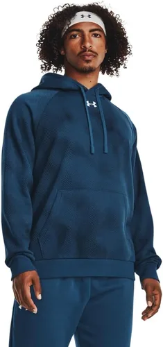 Miniatura 2 de Under Armour - Sudadera entallada de vellón con capucha para hombre modelo Rival