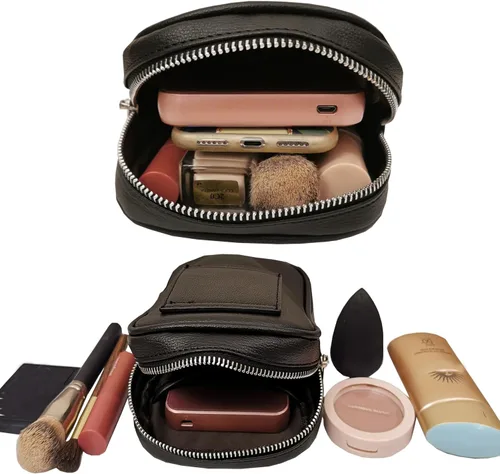 Miniatura 6 de Larswon Riñonera para mujer, negro, pequeño