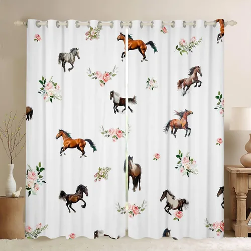 Miniatura 33 de Cortinas opacas de camuflaje con bandera estadounidense, regalo para niños, cortina de ventana de camuflaje verde con rayas negras, estrellas