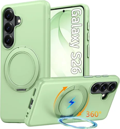 Miniatura 38 de Oterkin Funda para Google Pixel 10a con soporte magnético de giro de 360° [compatible con MagSafe] [antideslizante] [15 pies] a prueba de golpes