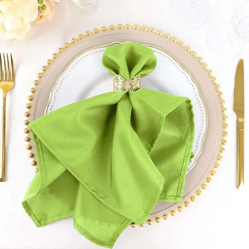 Miniatura 46 de Efavormart - Juego de 5 servilletas de tela de 20 x 20 pulgadas, servilletas de cena naranjas sin costuras, servilletas de mesa de lino lavables