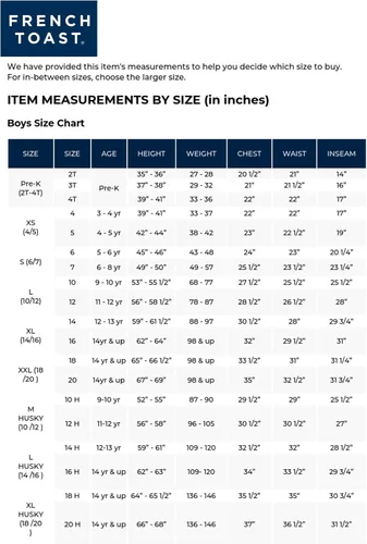 Miniatura 9 de French Toast Boys' Adjustable Waist Relaxed Fit Pant (Standard & Husky)