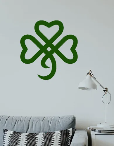 Miniatura 6 de RESACO Decoraciones del día de San Patricio, decoraciones de trébol, corona de trébol, regalo celta irlandés para el día de San Patricio, adornos