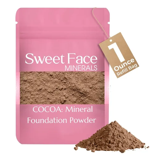 Miniatura 45 de Sweet Face Minerals - Recambio de polvo de base (BEIGE) (bolsa de 0.42 oz) por Sweet Face Minerals, polvo de maquillaje ligero y mineral suelto