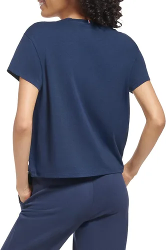 Miniatura 3 de Tommy Hilfiger Camiseta de manga corta con estampado en el pecho para mujer