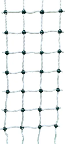 Miniatura 8 de Red de escalada de carga XL, escalera de cuerda 100% poliéster, 108 pulgadas de largo x 70 pulgadas de ancho + broca e instrucciones